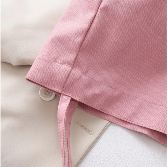 New Cotton Candy Pink Minimalist Large Capacity Canvas Double Handle Tote Bag - Picture 9 of 9